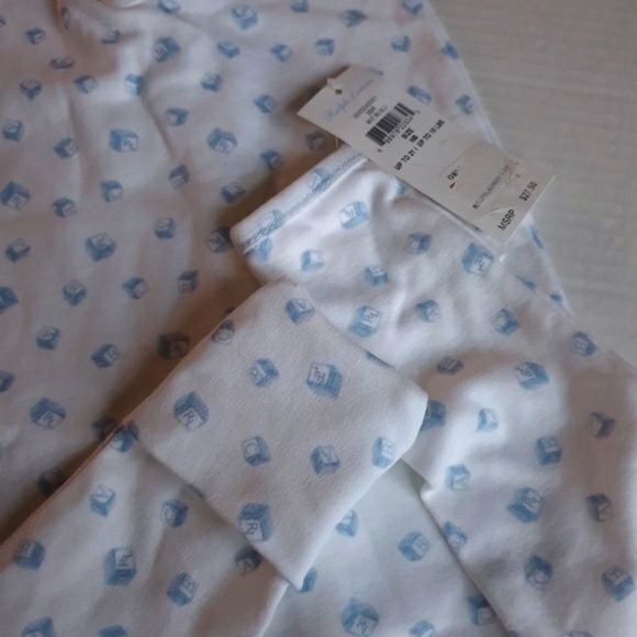 Ralph Lauren Baby 1 Piece Footies PJ Sz 3months & Newborn - Picture 7 of 10